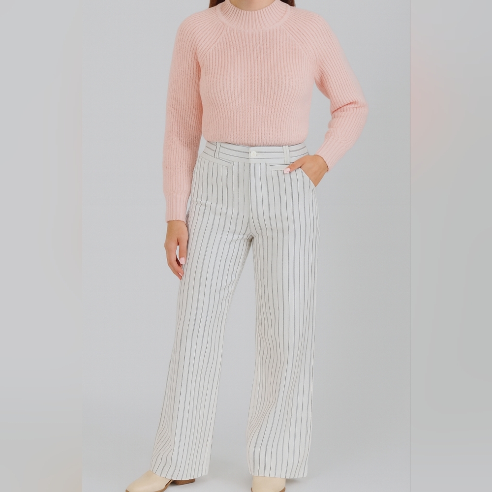 Vintage old navy mid-rise linen pants
